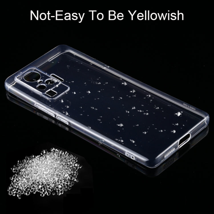 For Vivo X50 Pro 0.75mm Ultra-Thin Transparent TPU Protective Case