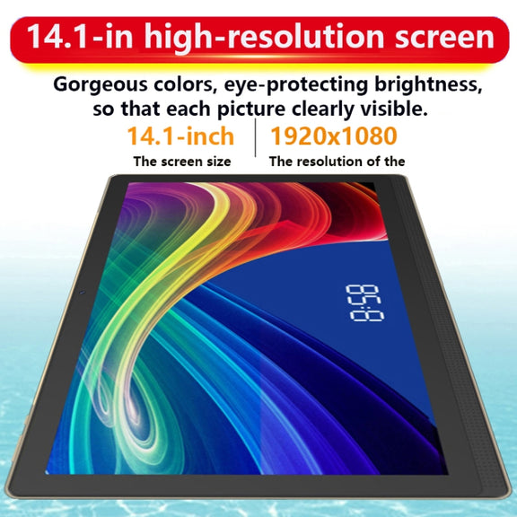 M101 4G LTE Tablet PC, 14.1 inch, 4GB+128GB, Android 8.1 MTK6797 Deca Core 2.1GHz, Dual SIM, Support GPS, OTG, WiFi, BT(Blue)