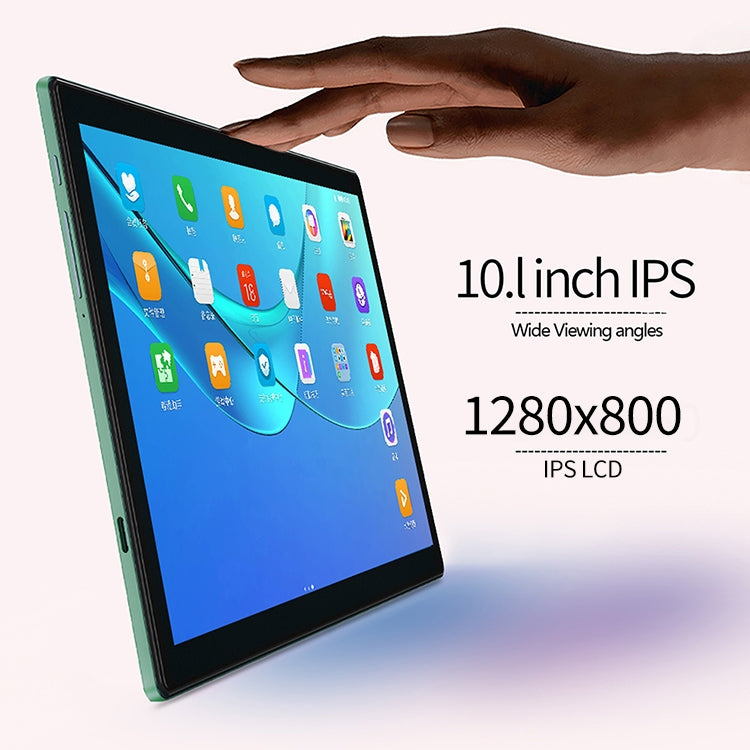 BDF P50 4G LTE Tablet PC, 10.1 inch, 8GB+128GB, Android 12.0 MTK6762 Octa Core, Support Dual SIM & Bluetooth & WiFi, EU Plug(White)