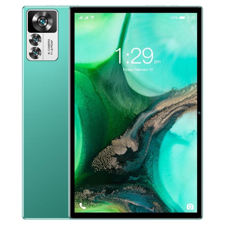 12S Pro 4G LTE Tablet PC, 10.1 inch, 4GB+64GB, Android 8.1  MTK6755 Octa-core 2.0GHz, Support Dual SIM / WiFi / Bluetooth / GPS (Green)