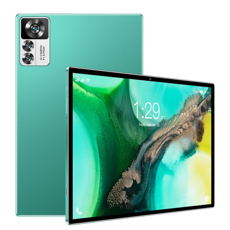 12S Pro 4G LTE Tablet PC, 10.1 inch, 4GB+64GB, Android 8.1  MTK6755 Octa-core 2.0GHz, Support Dual SIM / WiFi / Bluetooth / GPS (Green)