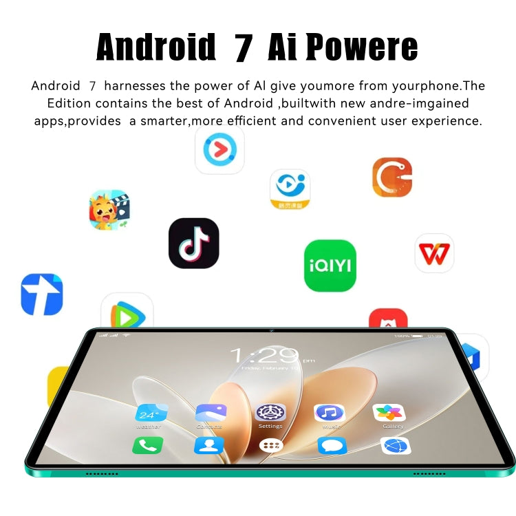 20S Pro 3G Phone Call Tablet PC, 10.1 inch, 2GB+32GB, Android 7.0  MTK6735 Quad-core 1.3GHz, Support Dual SIM / WiFi / Bluetooth / GPS (Green)