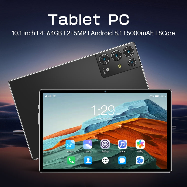 S30 Pro 4G LTE Tablet PC, 10.1 inch, 4GB+64GB, Android 8.1  MTK6755 Octa-core 2.0GHz, Support Dual SIM / WiFi / Bluetooth / GPS(Blue)