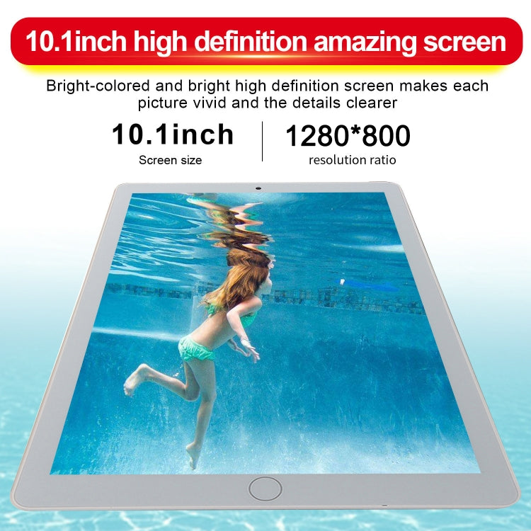P30 3G Phone Call Tablet PC, 10.1 inch, 2GB+16GB, Android 7.0 MTK6735 Quad-core Cortex-A53 1.3GHz, Support WiFi / Bluetooth / GPS, AU Plug(Black)