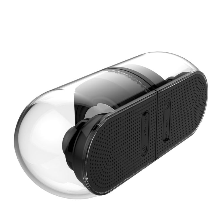 OVEVO True 3D TWS Magnetic Wireless Bluetooth Stereo Surround HiFi Speaker with Full Transparent Home